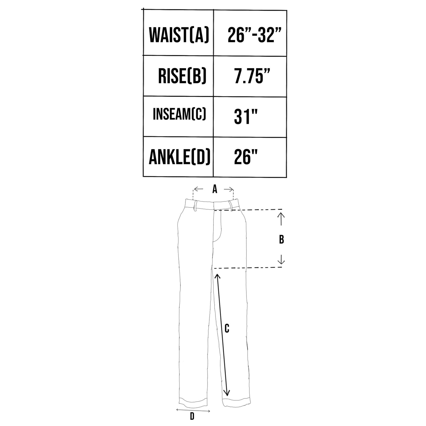 "WEATHERED' Sweatpants